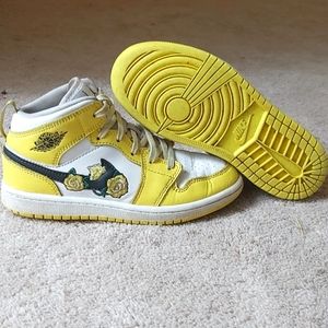 Air jordan 1 Dynamic yellow floral